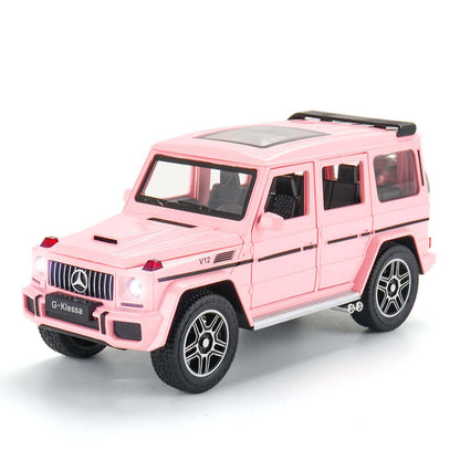 Mercedes AMG G63 G-KLESSA Metal Car Toys For Kids 1:24 [Pink]