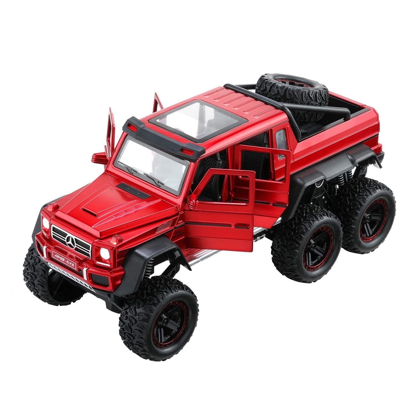 Mercedes Benz G-63 AMG 6x6 Off Road 1:24 [Red]