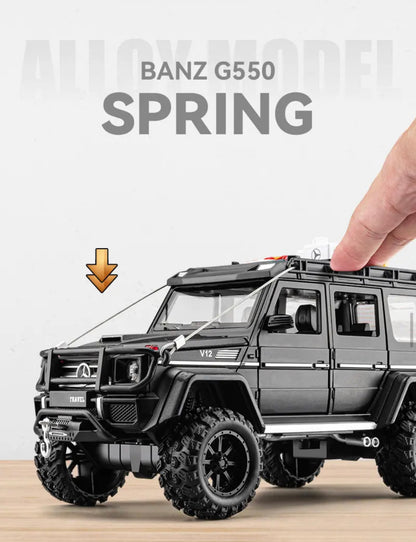 Mercedes-Benz Brabus 4x4 Metal Car Toys For Kids 1:24 [Black]