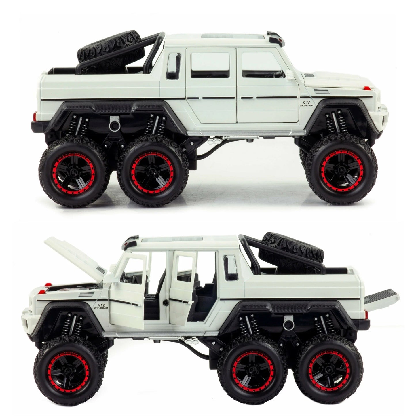 Mercedes Benz G-63 AMG 6x6 Off Road 1:24 [White]