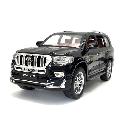 Toyota Prado Model Metal Car Toys For Kids 1:32 - Black