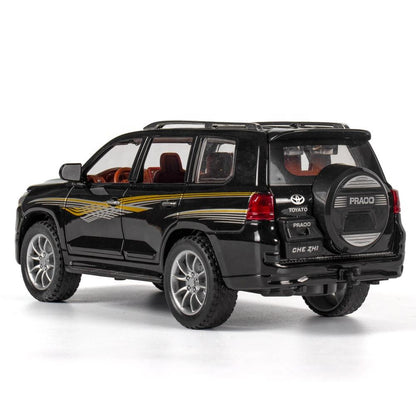 Toyota Prado Model Metal Car Toys For Kids 1:32 - Black