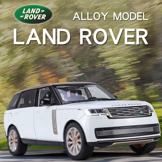 Authorized Range Rover Metal Car Toys For Kids 1:18 - White