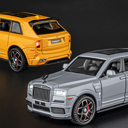 Rolls Royce Cullinan Metal Car Toys For Kids 1:36 - Black