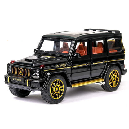 Mercedes Benz G63 Metal Car Toys For Kids 1:24 - Black