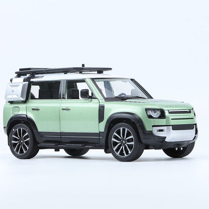 Authorized Land Rover Defender Metal Car Toys For Kids 1:24 - Green