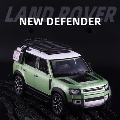 Authorized Land Rover Defender Metal Car Toys For Kids 1:24 - Green