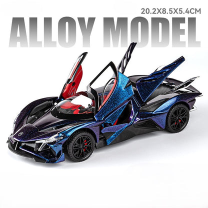 Apollo Evo Metal Car Toys For Kids 1:24 - Purple