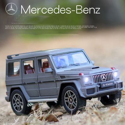 Mercedes Benz G63 Metal Car Toys For Kids 1:24 - White