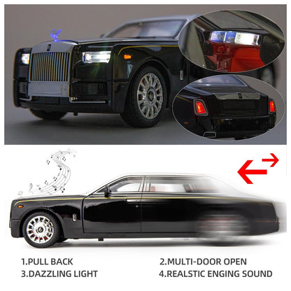 Rolls-Royce Phantom Metal Car Toys For Kids 1:18